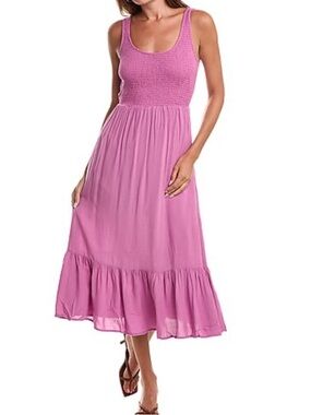 Saltwater Luxe Twisted Midi Dress